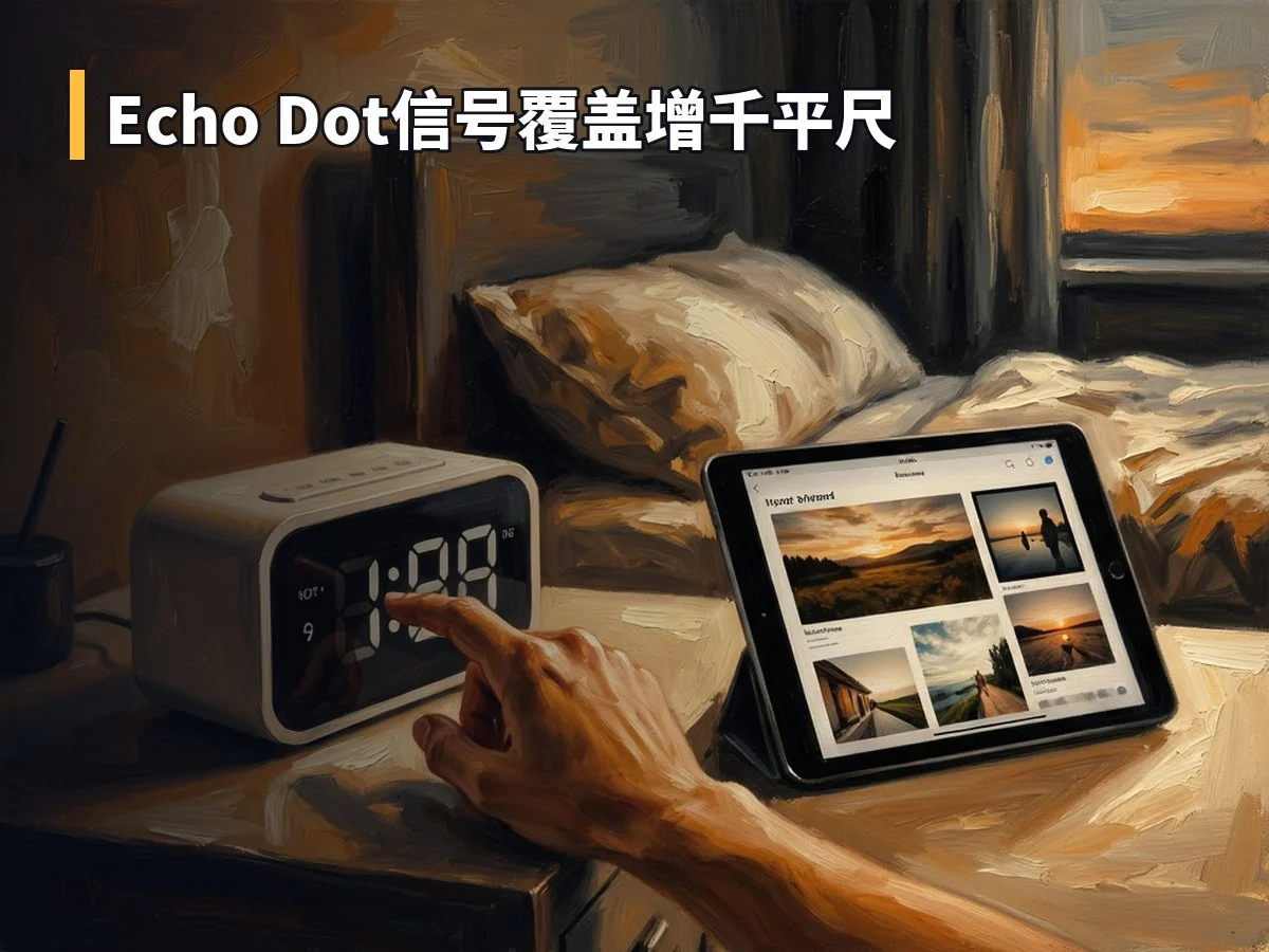 Echo Dot信号覆盖增千平尺
