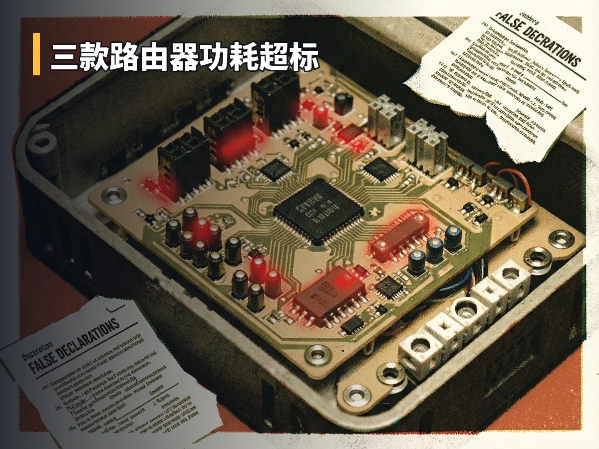 三款路由器功耗超标