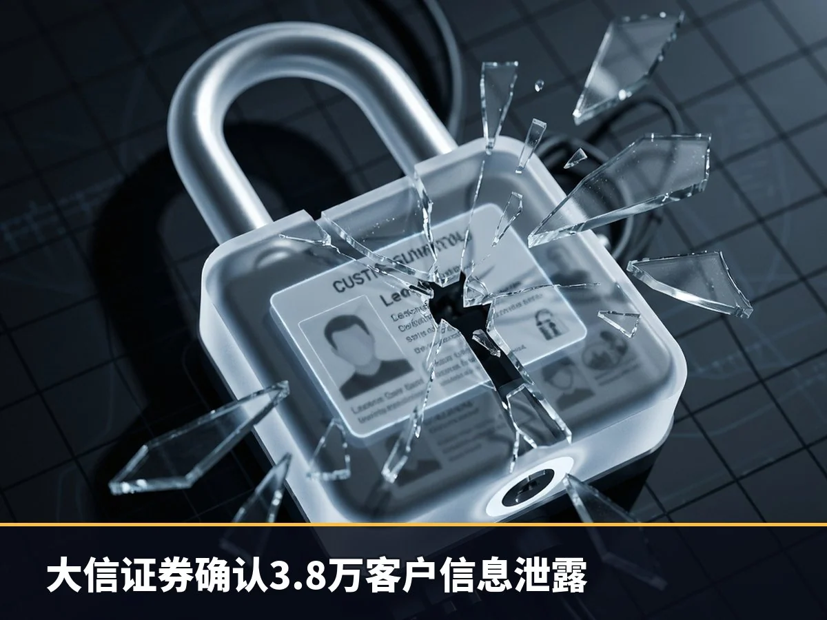 大信证券确认3.8万客户信息泄露