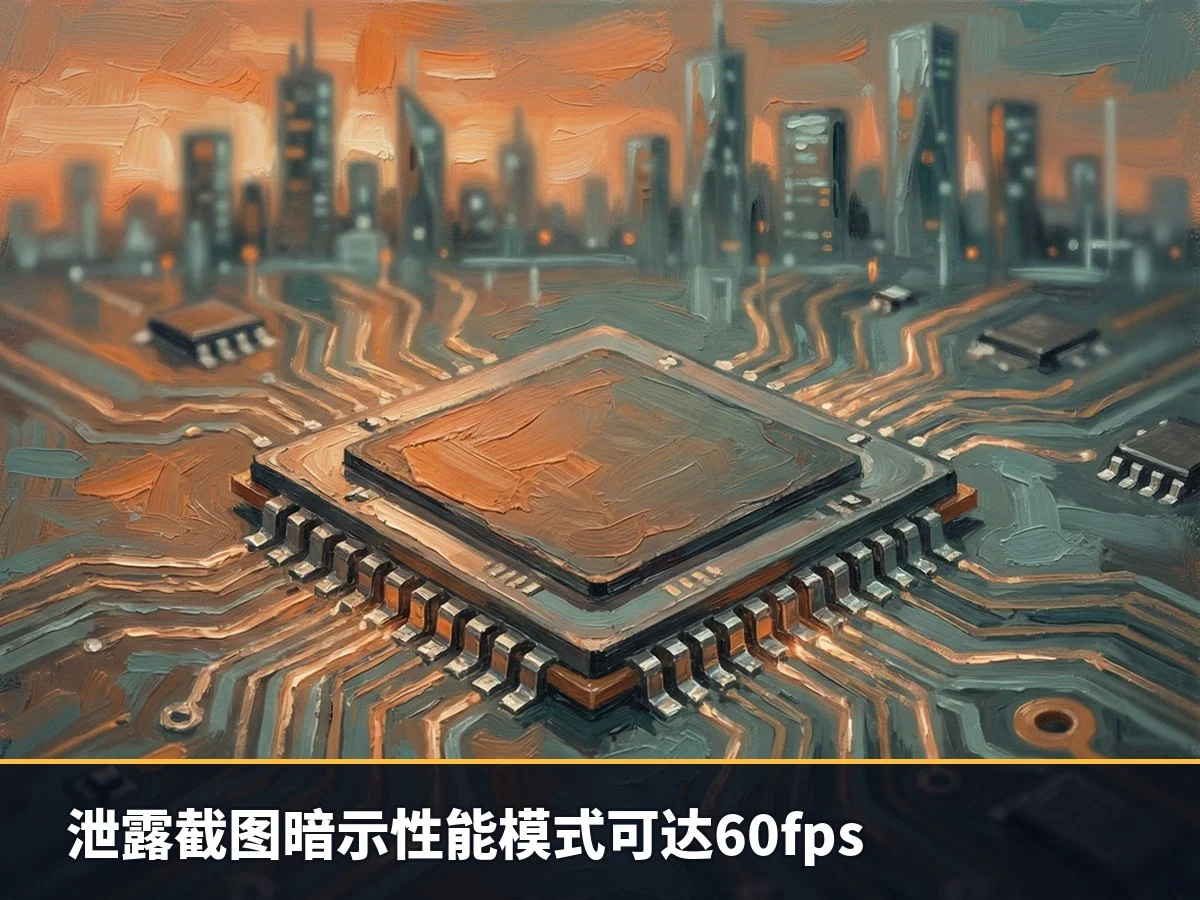 泄露截图暗示性能模式可达60fps
