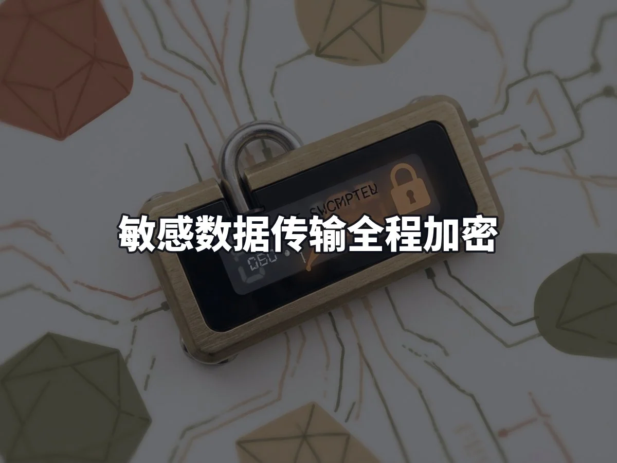 敏感数据传输全程加密