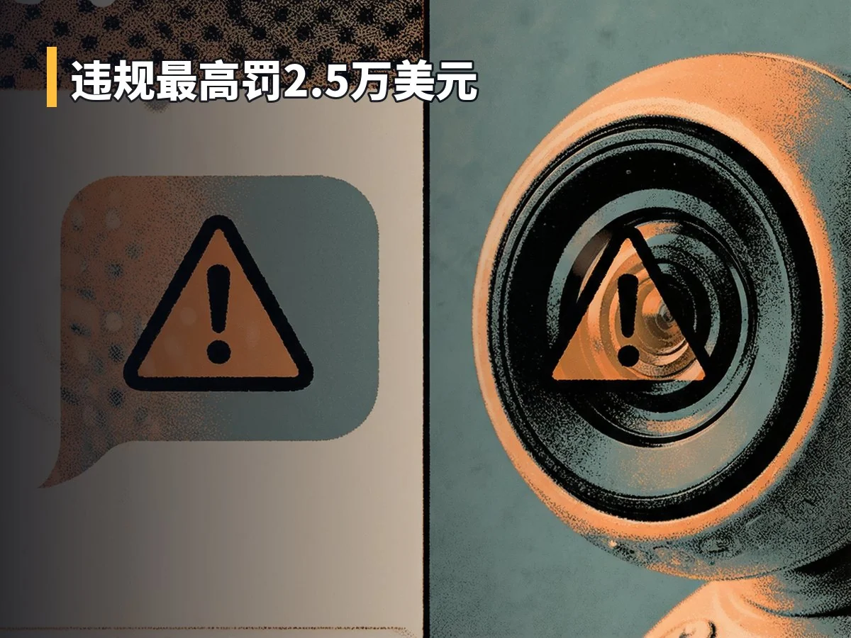 违规最高罚2.5万美元