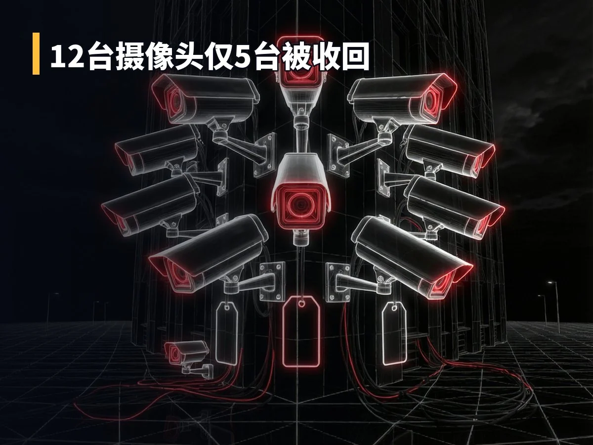 12台摄像头仅5台被收回