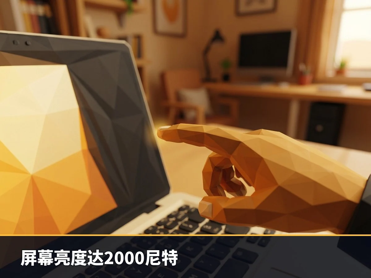 屏幕亮度达2000尼特