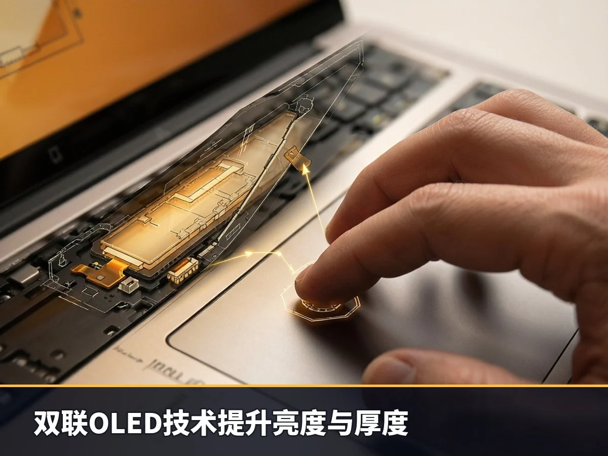 双联OLED技术提升亮度与厚度