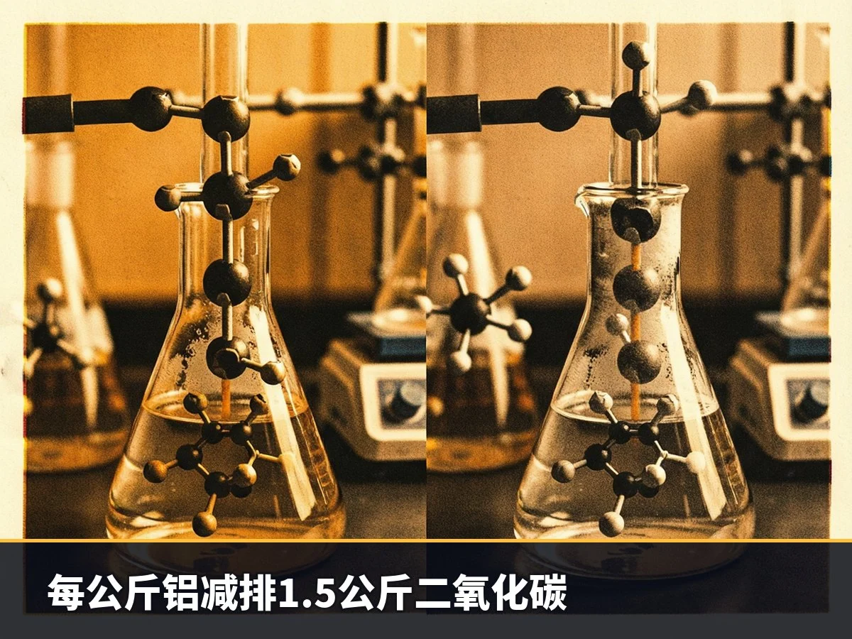 每公斤铝减排1.5公斤二氧化碳