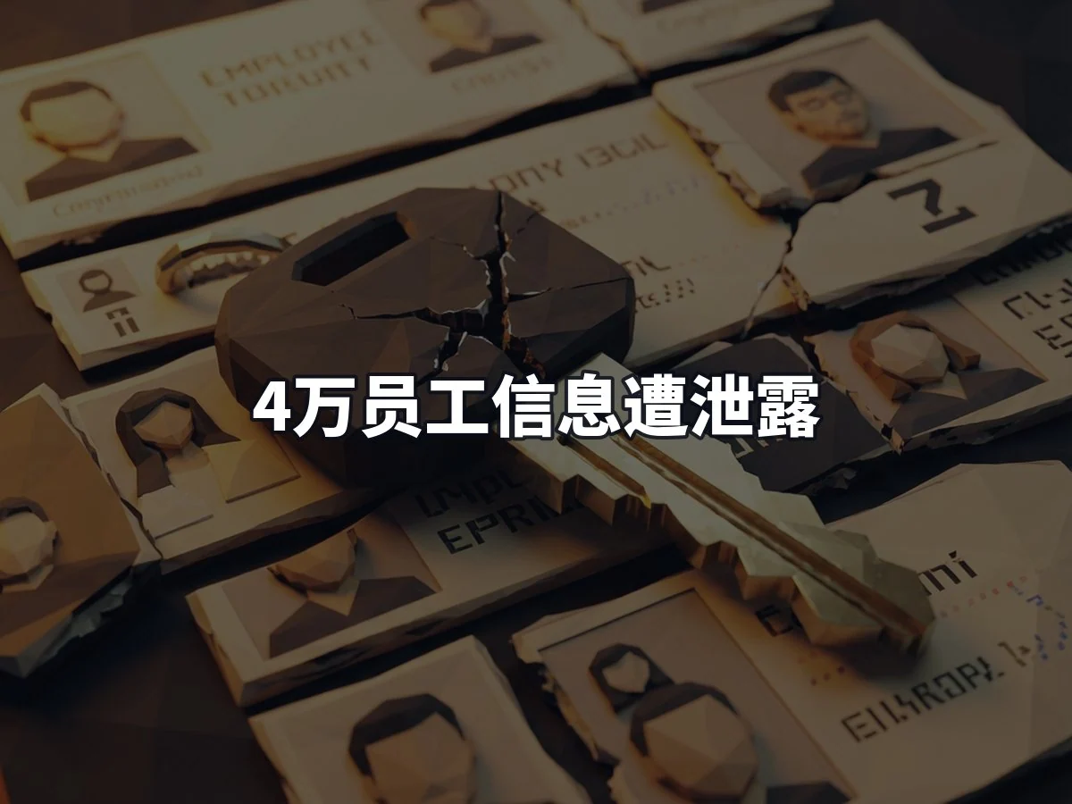4万员工信息遭泄露