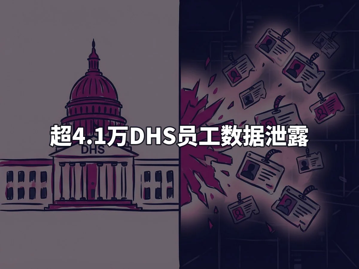 超4.1万DHS员工数据泄露