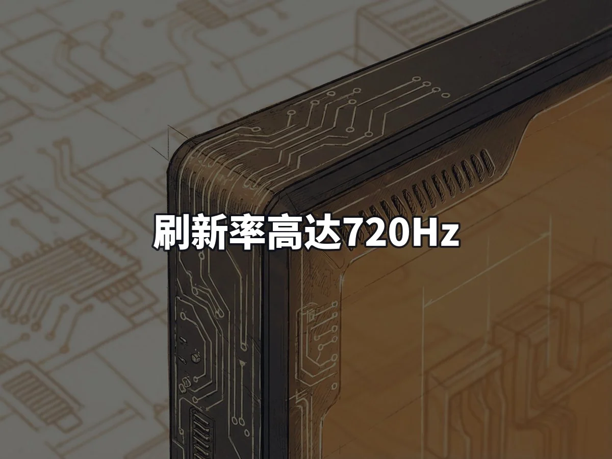 刷新率高达720Hz