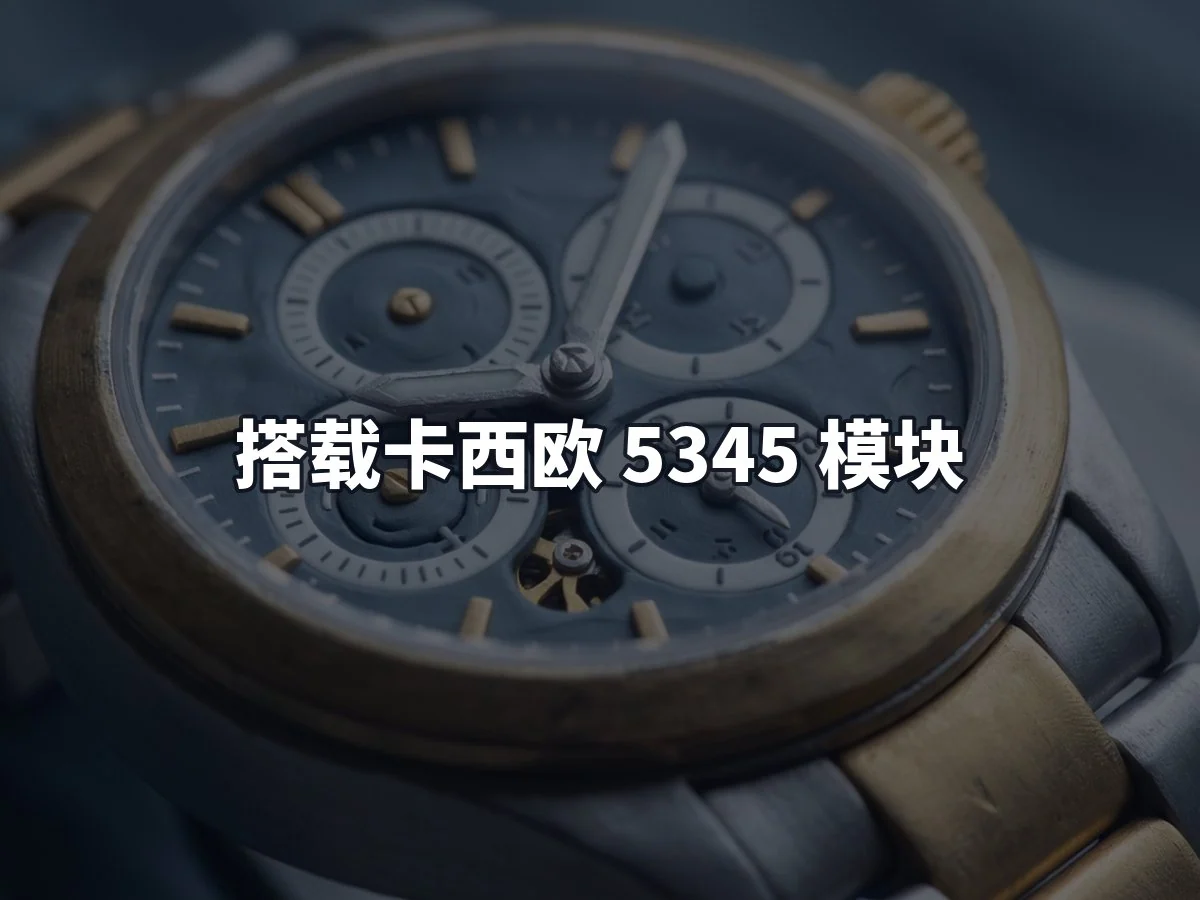 搭载卡西欧 5345 模块