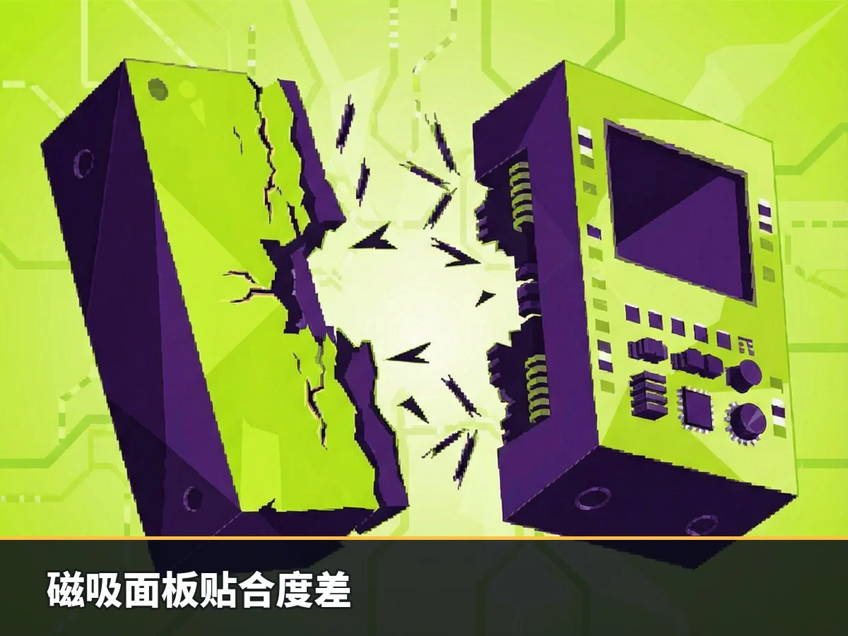磁吸面板贴合度差