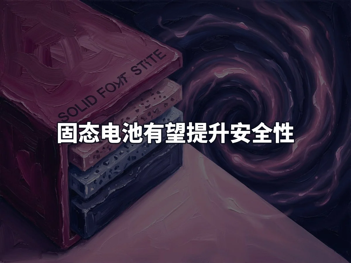 固态电池有望提升安全性