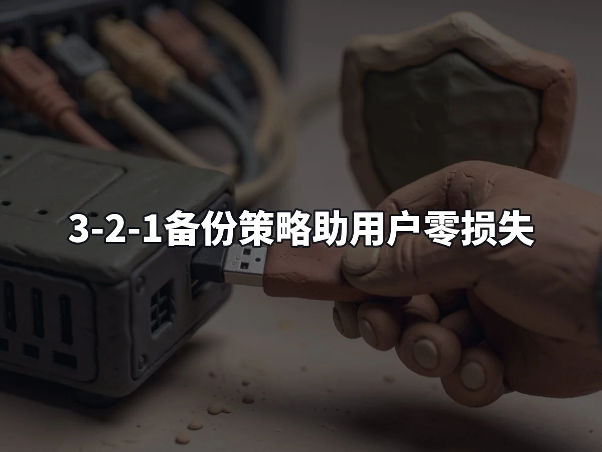 3-2-1备份策略助用户零损失
