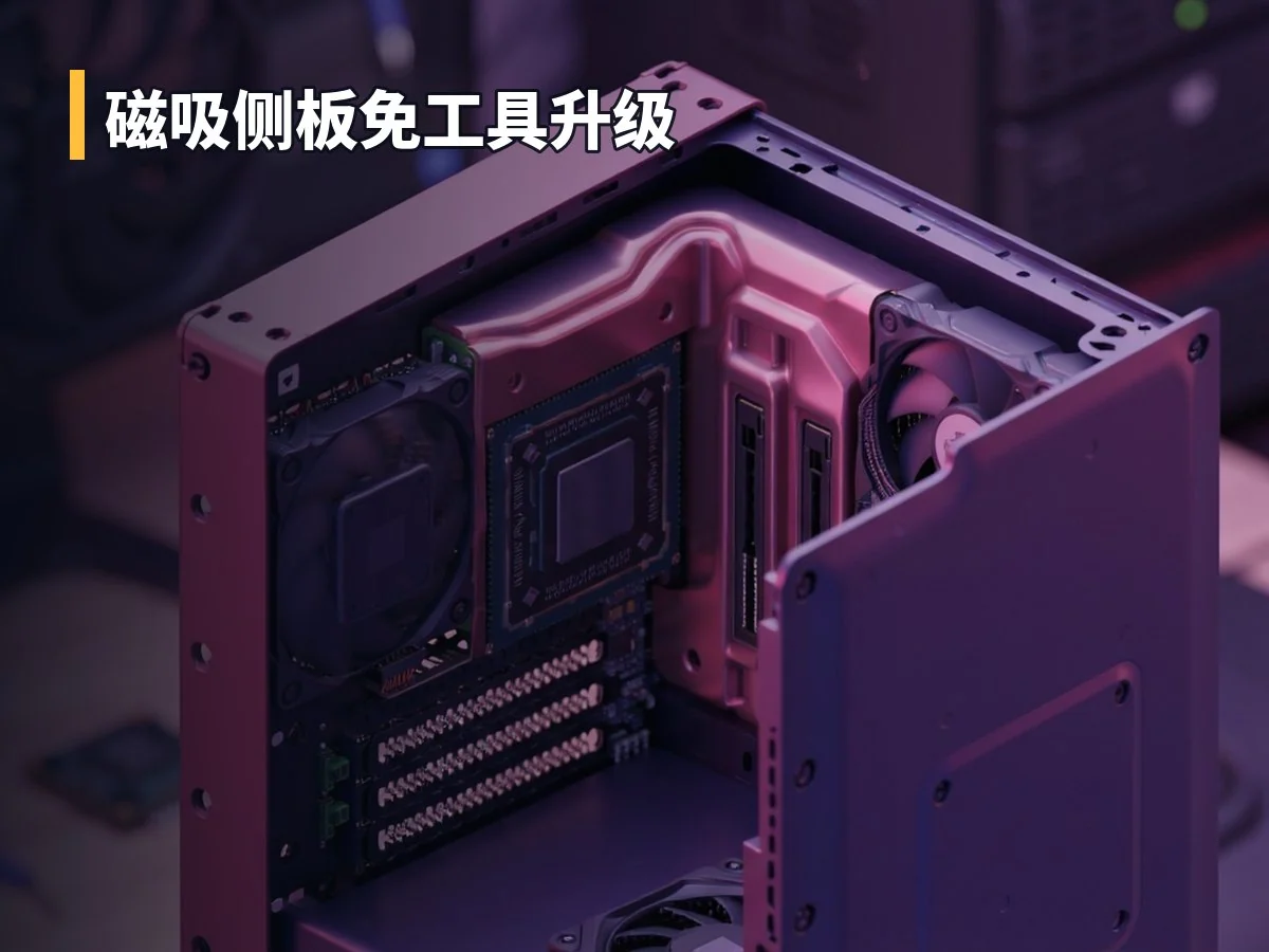 磁吸侧板免工具升级