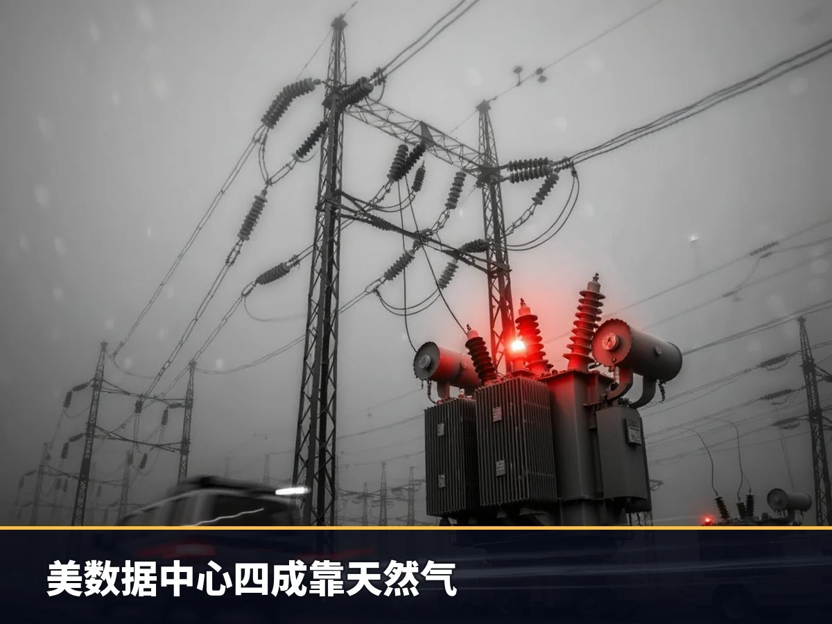 美数据中心四成靠天然气