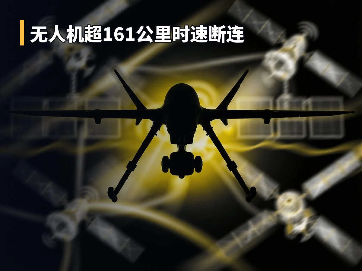 无人机超161公里时速断连