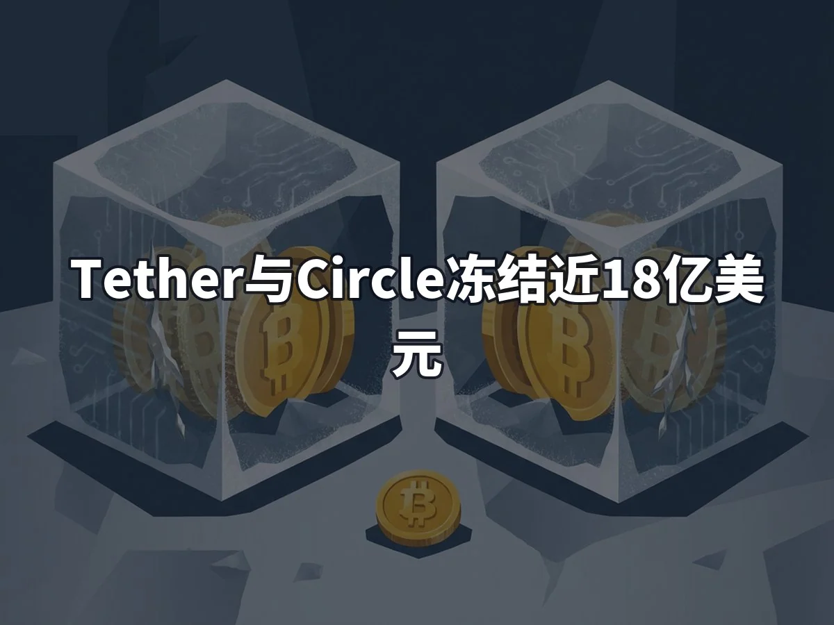 Tether与Circle冻结近18亿美元