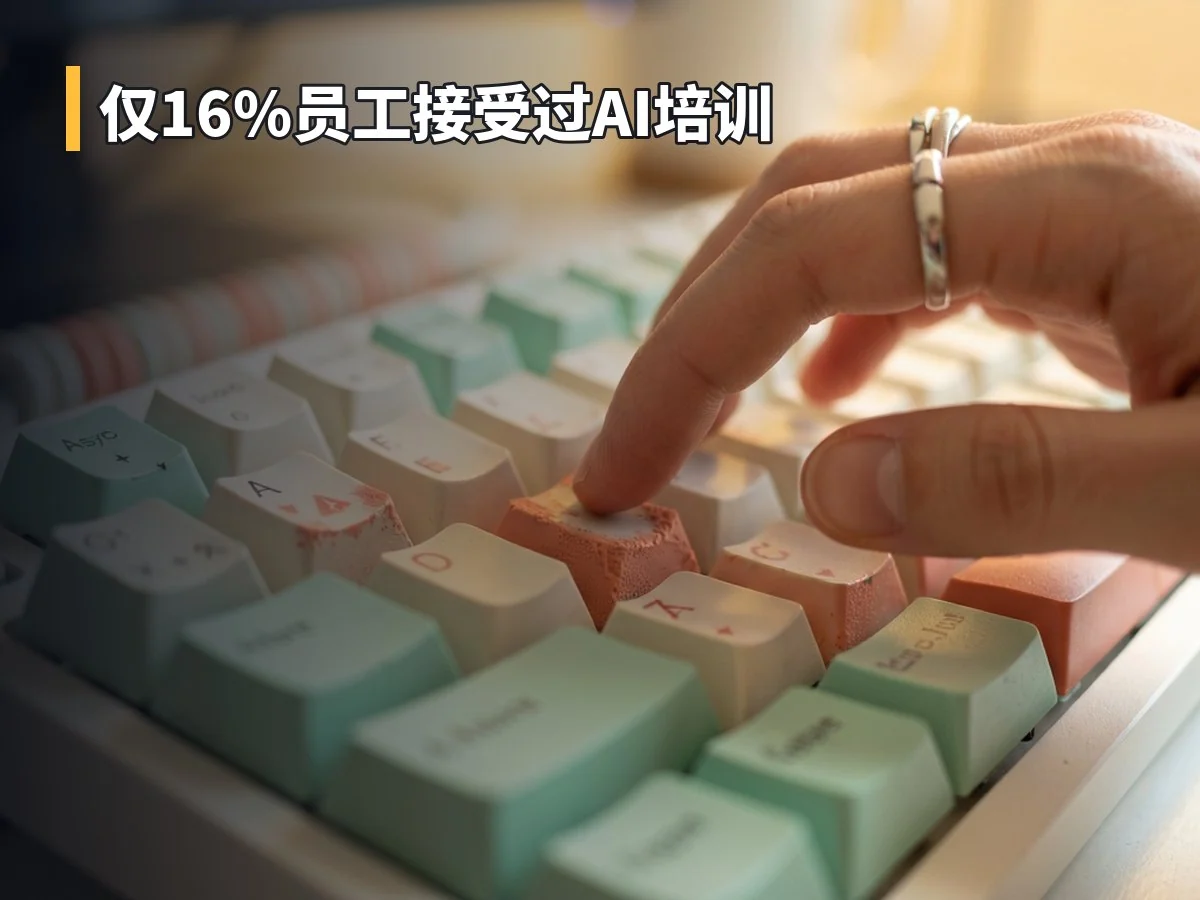 仅16%员工接受过AI培训
