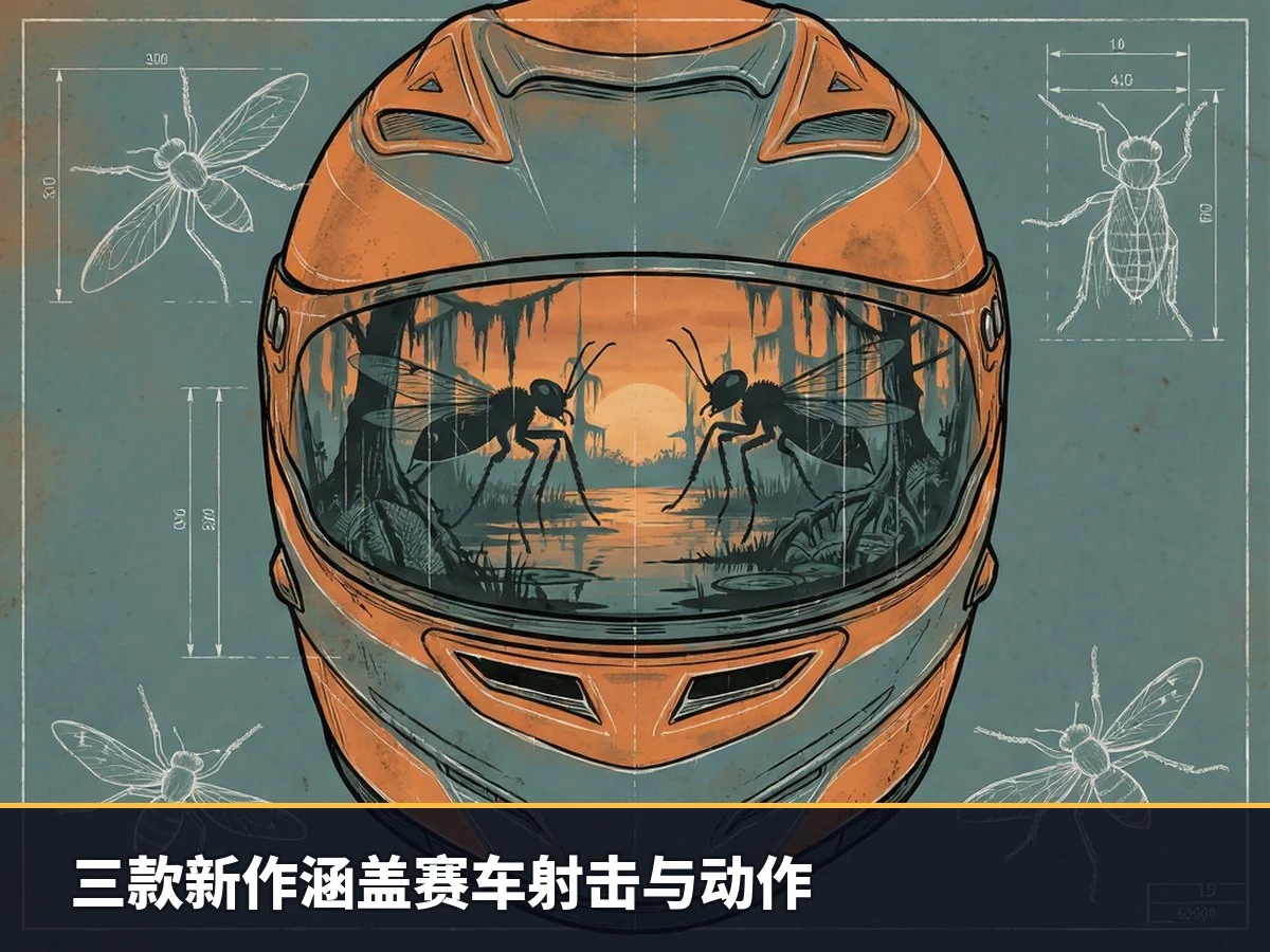 三款新作涵盖赛车射击与动作