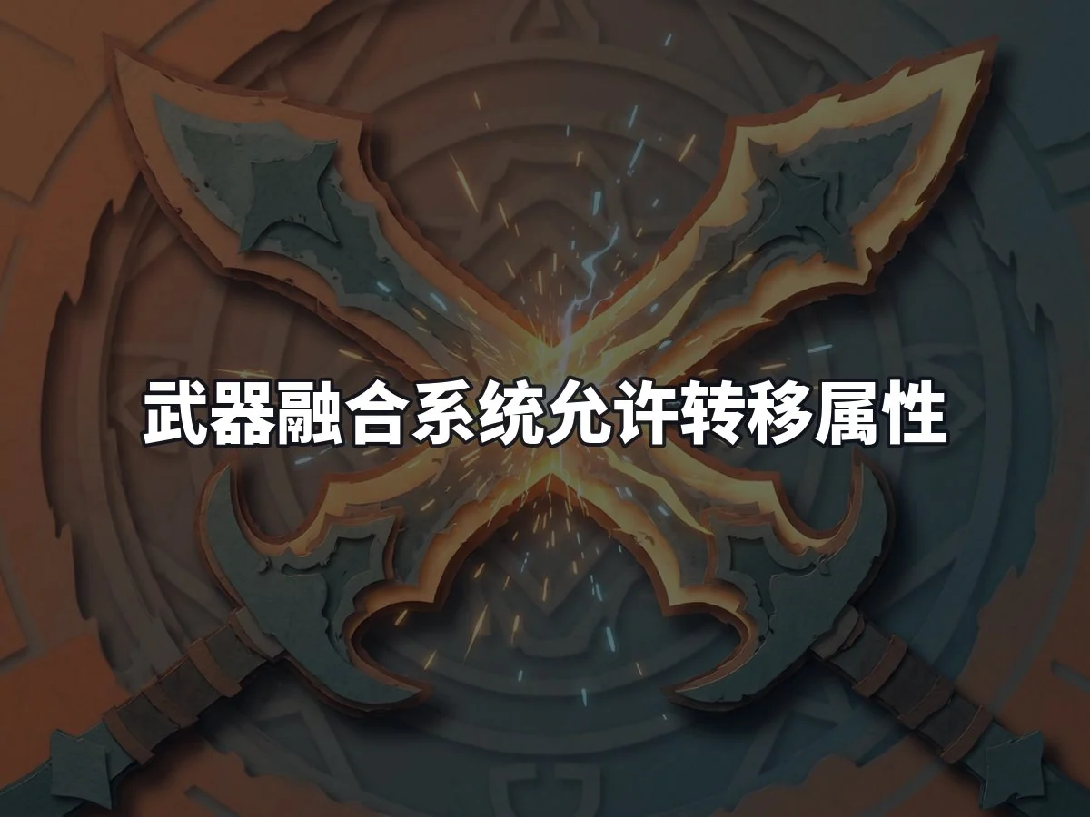 武器融合系统允许转移属性