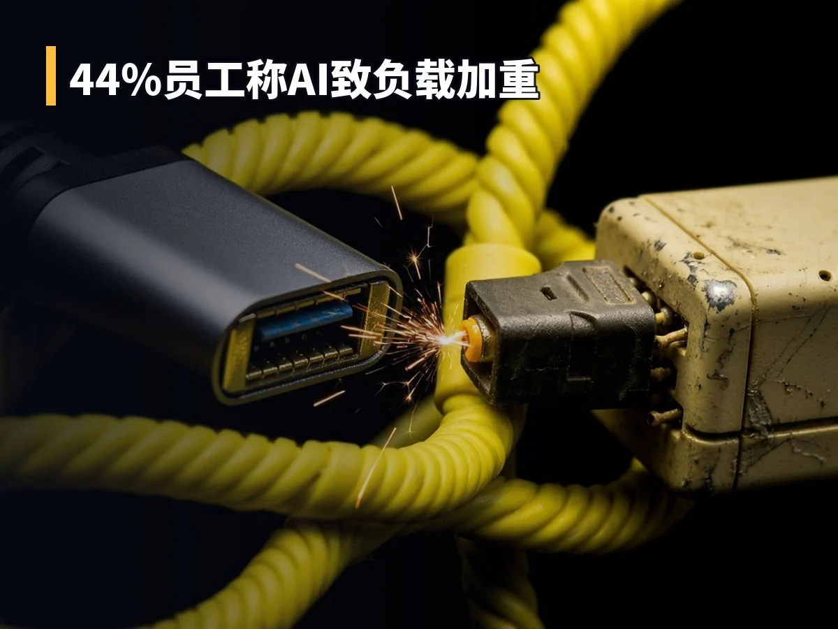 44%员工称AI致负载加重