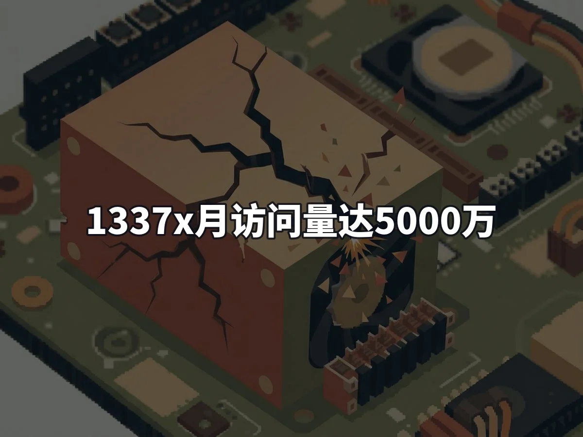 1337x月访问量达5000万