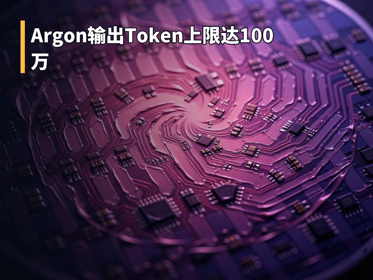 Argon输出Token上限达100万