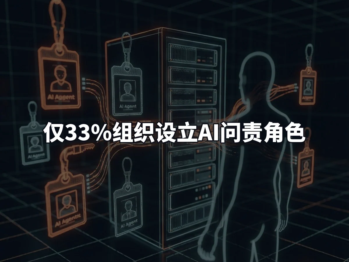 仅33%组织设立AI问责角色