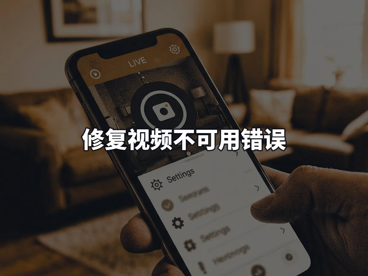 修复视频不可用错误