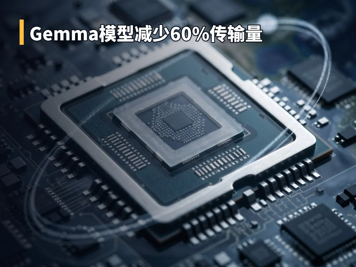 Gemma模型减少60%传输量