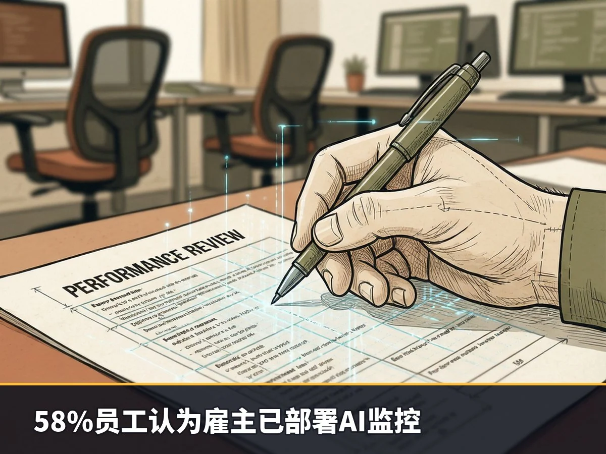58%员工认为雇主已部署AI监控