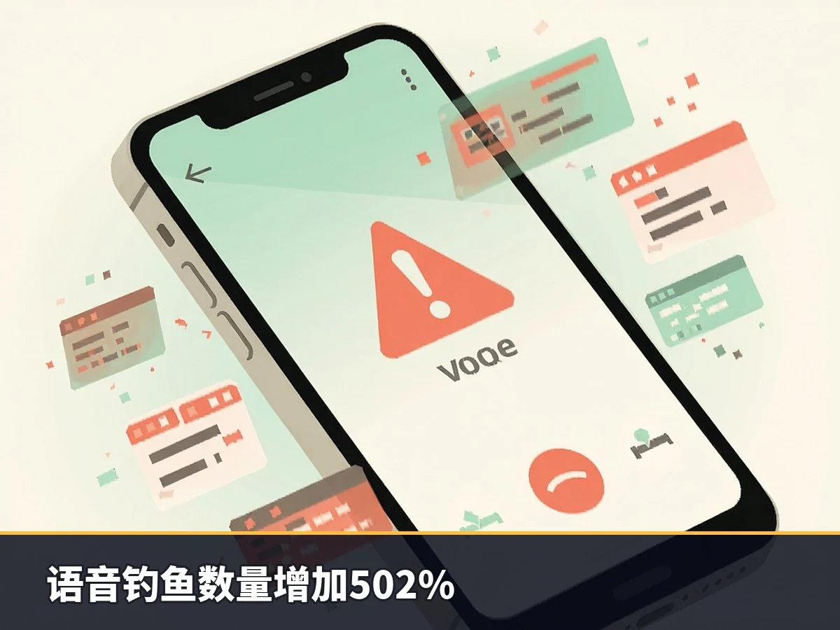 语音钓鱼数量增加502%