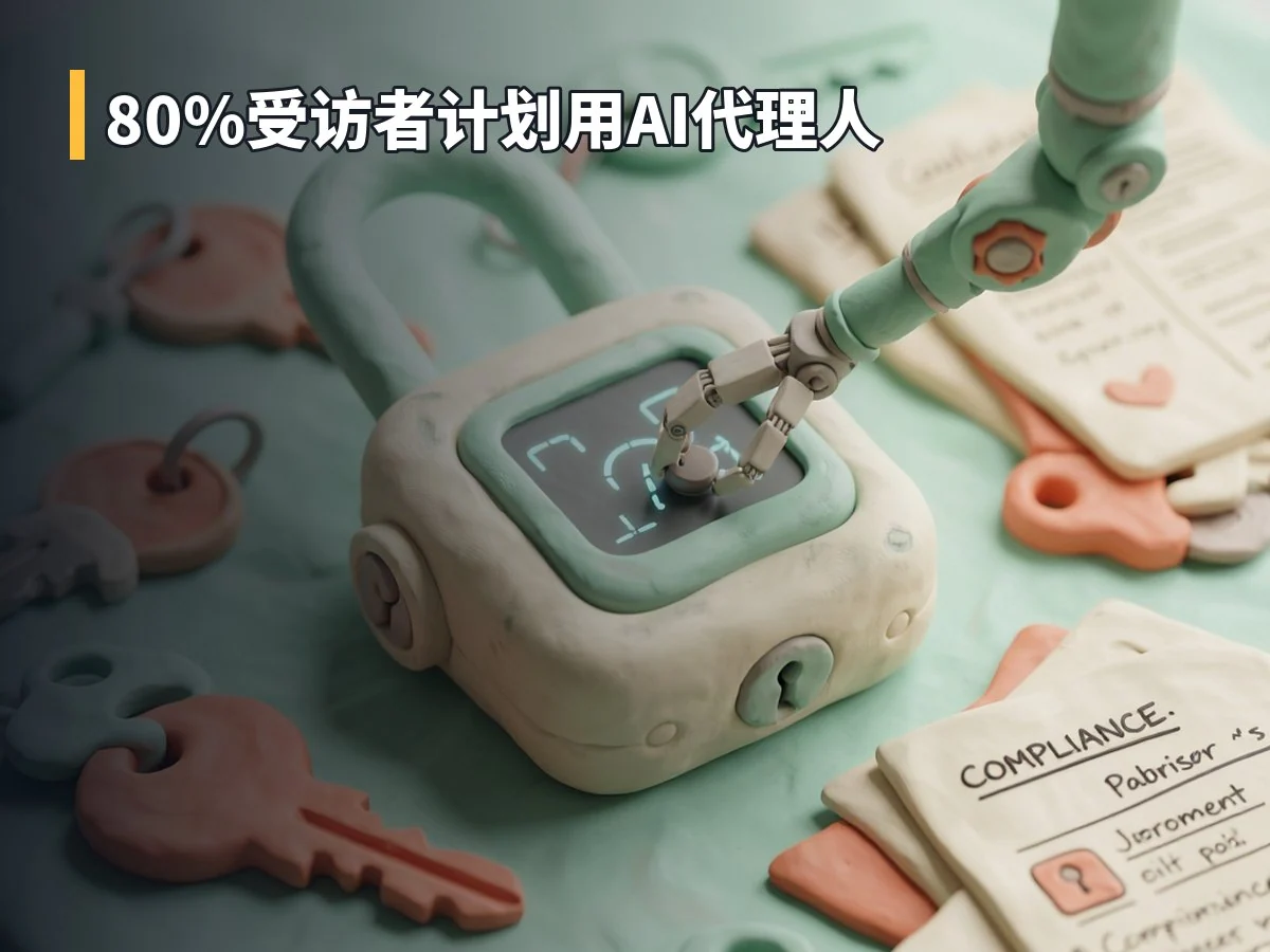 80%受访者计划用AI代理人