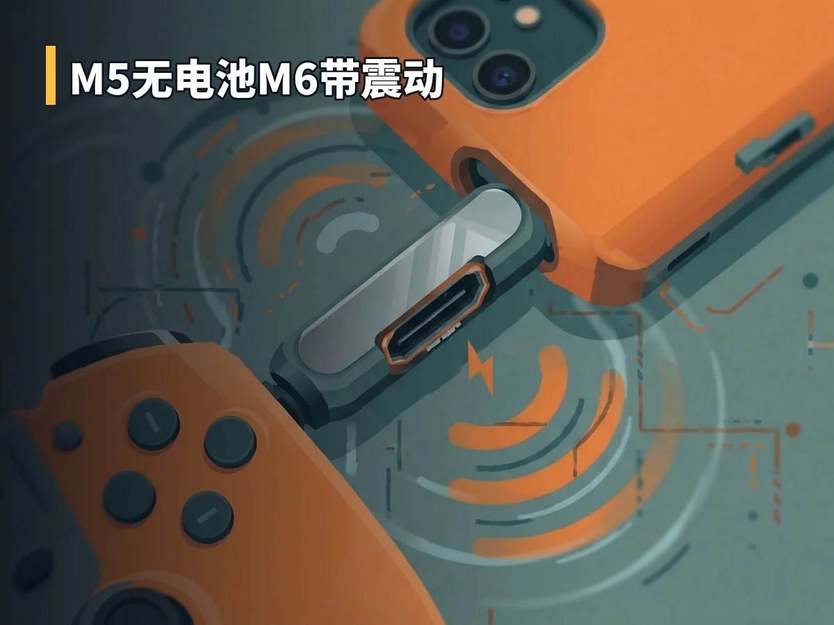 M5无电池M6带震动