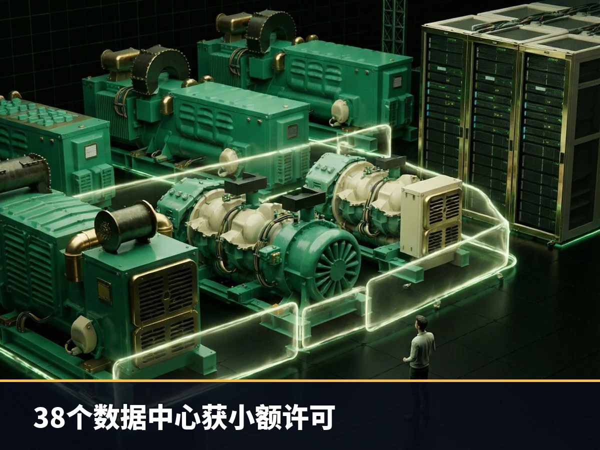 38个数据中心获小额许可