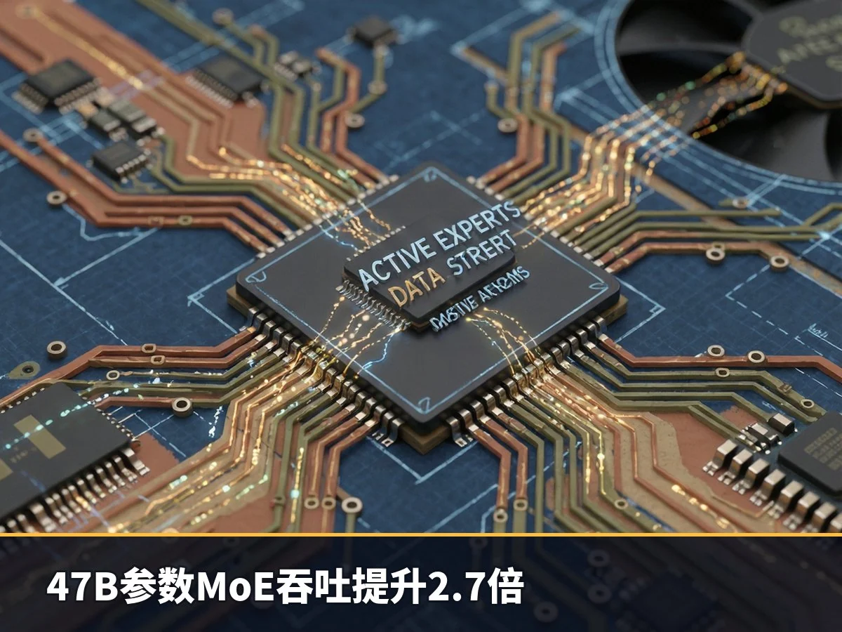 47B参数MoE吞吐提升2.7倍