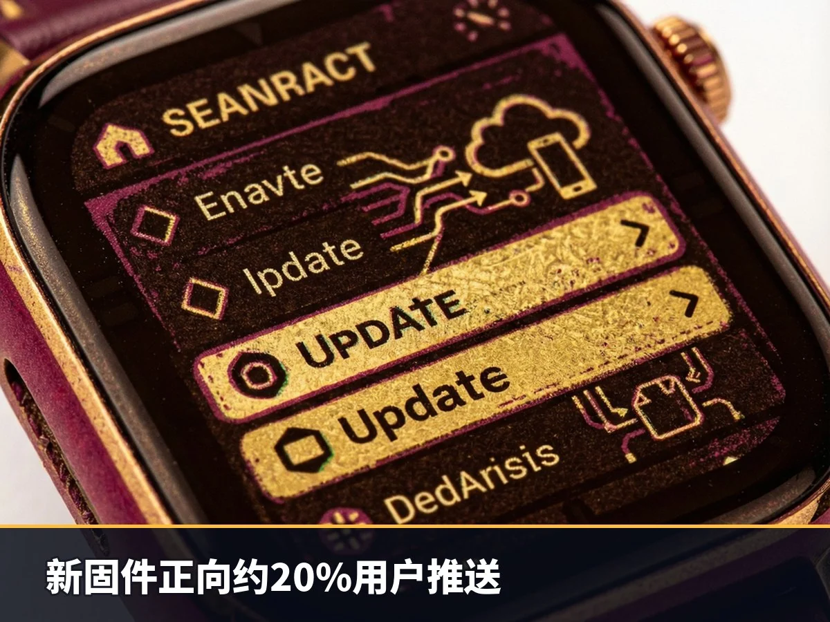 新固件正向约20%用户推送