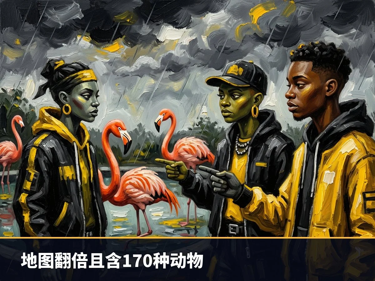 地图翻倍且含170种动物