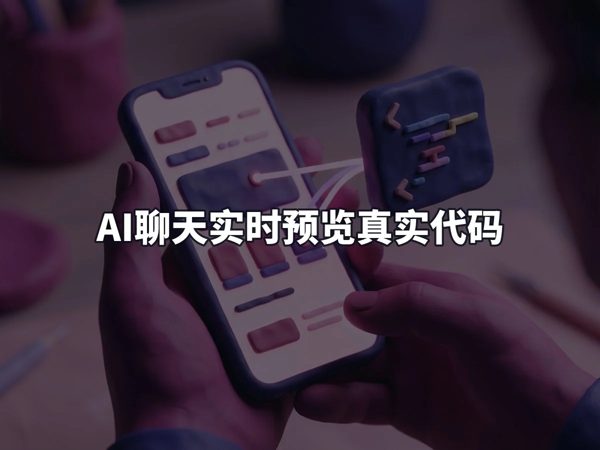 AI聊天实时预览真实代码