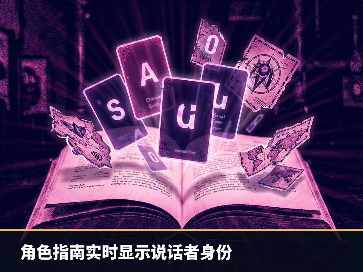 角色指南实时显示说话者身份