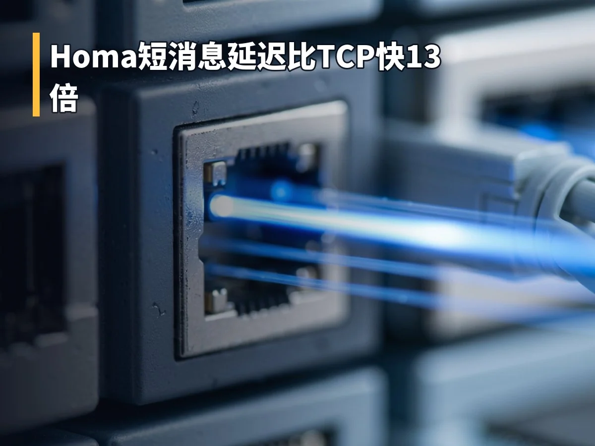 Homa短消息延迟比TCP快13倍