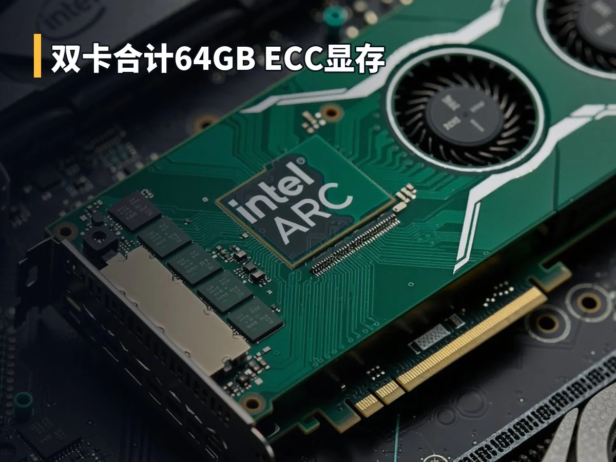 双卡合计64GB ECC显存