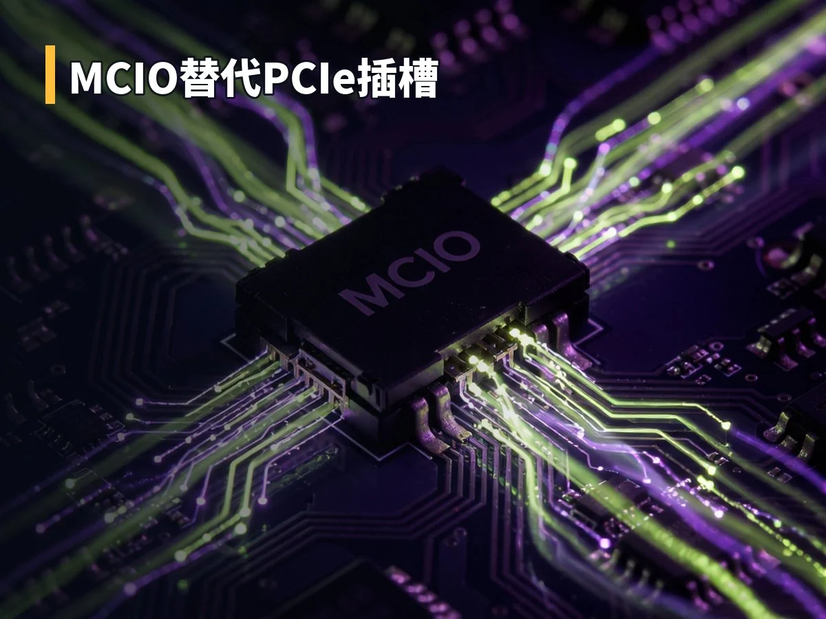 MCIO替代PCIe插槽