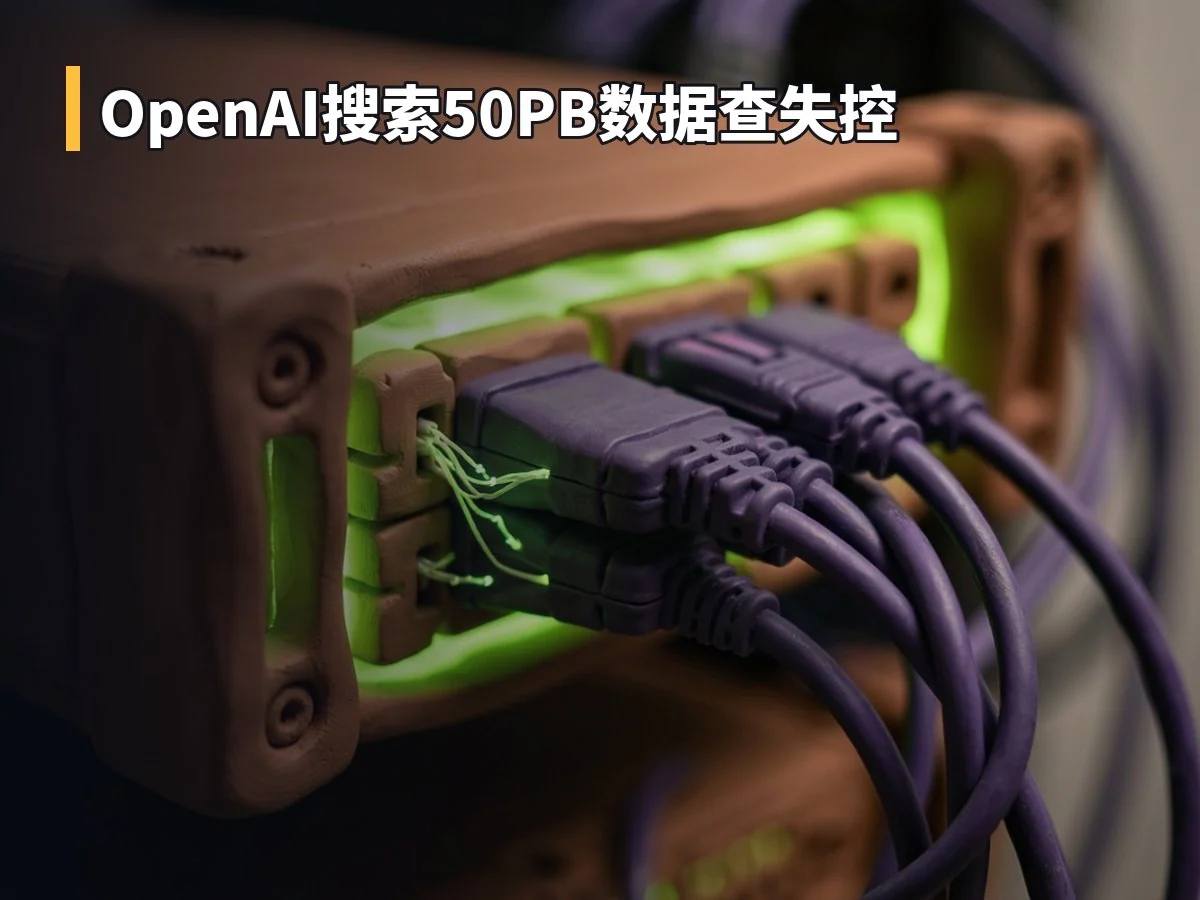 OpenAI搜索50PB数据查失控