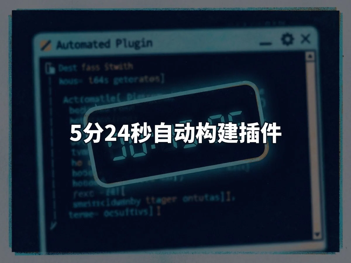 5分24秒自动构建插件