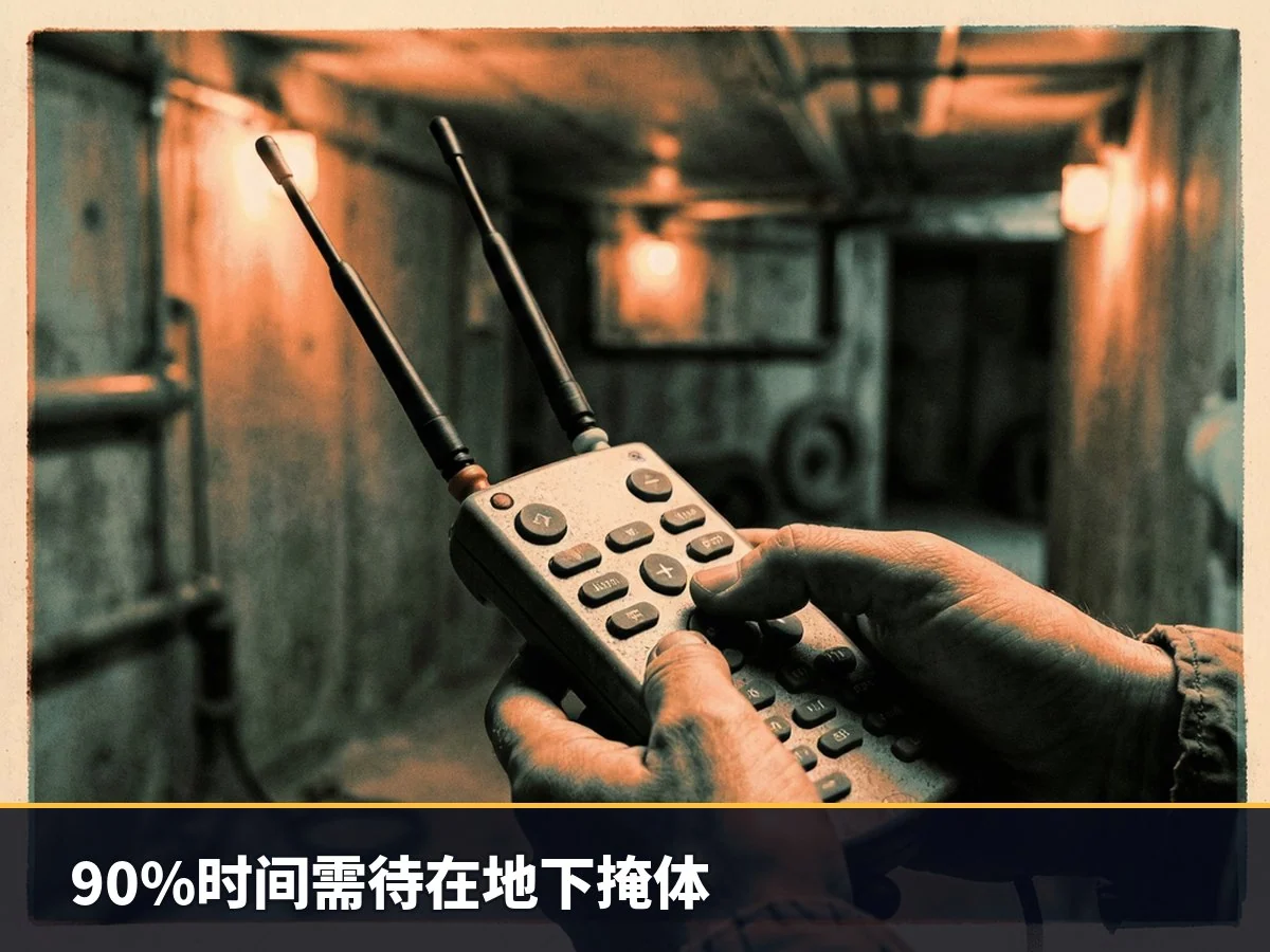 90%时间需待在地下掩体