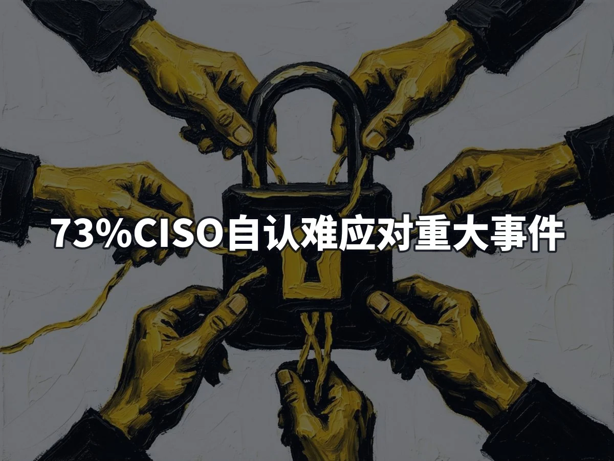73%CISO自认难应对重大事件