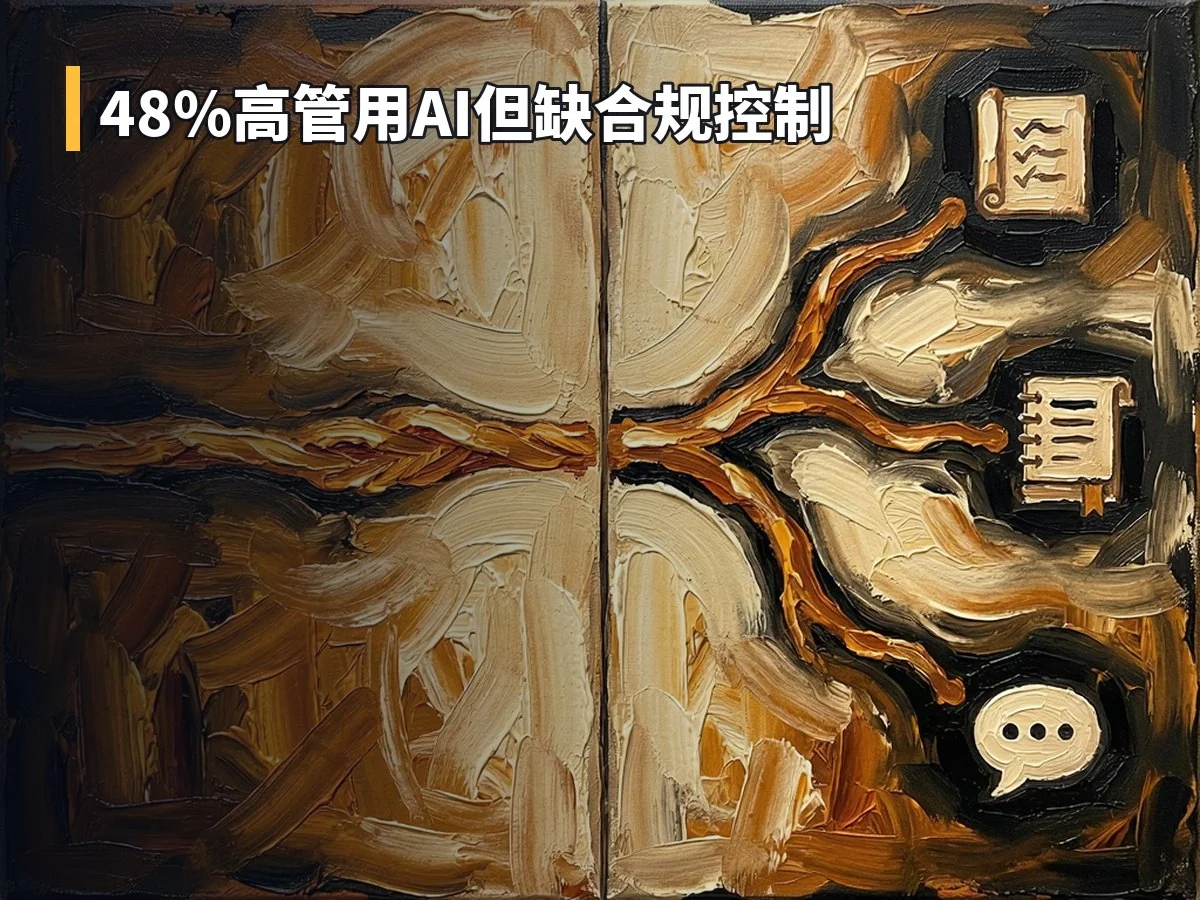 48%高管用AI但缺合规控制