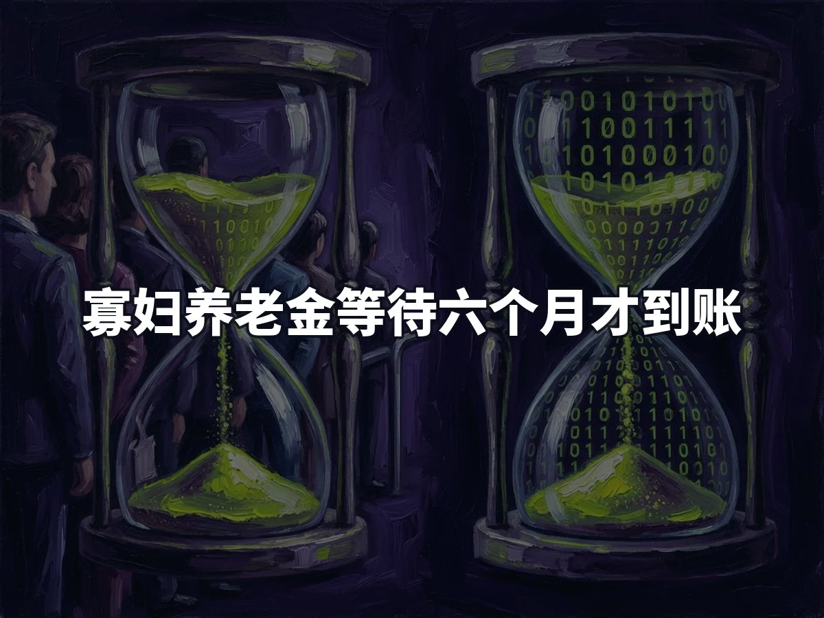 寡妇养老金等待六个月才到账