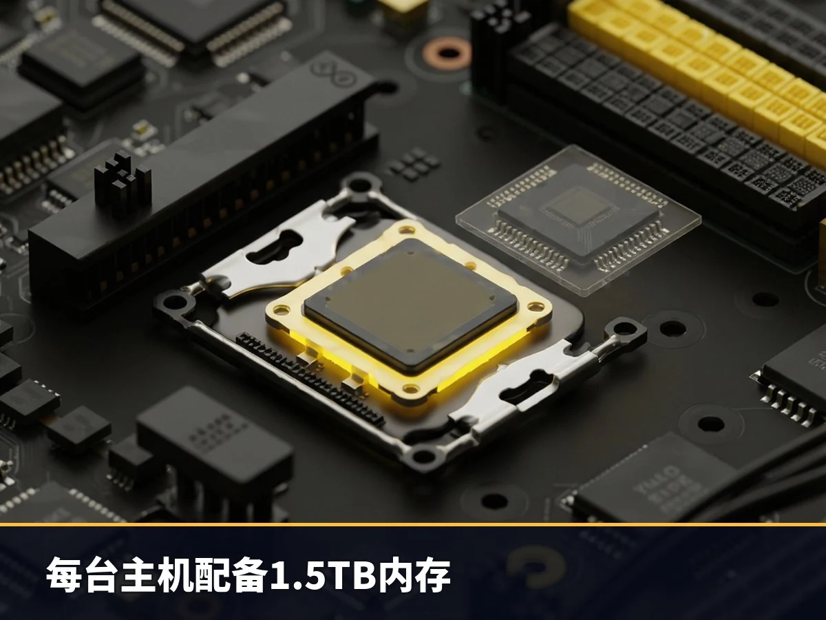 每台主机配备1.5TB内存